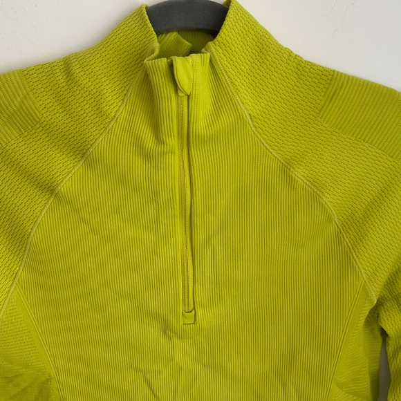 Women's Lime Green Long Sleeve Top - Picture 9 of 10